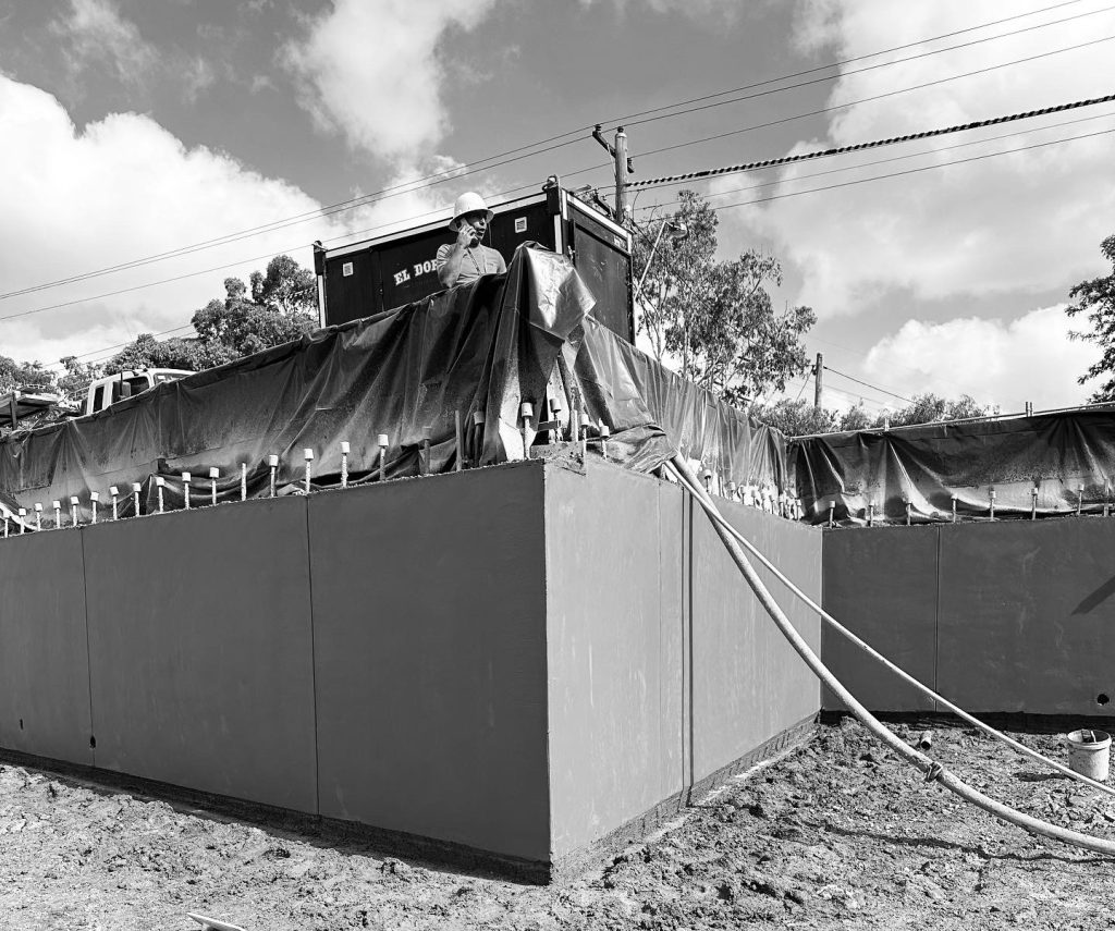 concrete pool construction